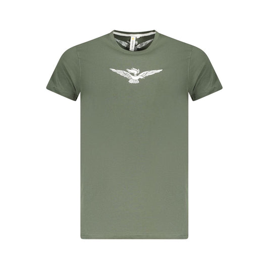 Accademia Militare Green Cotton T-Shirt Accademia Militare