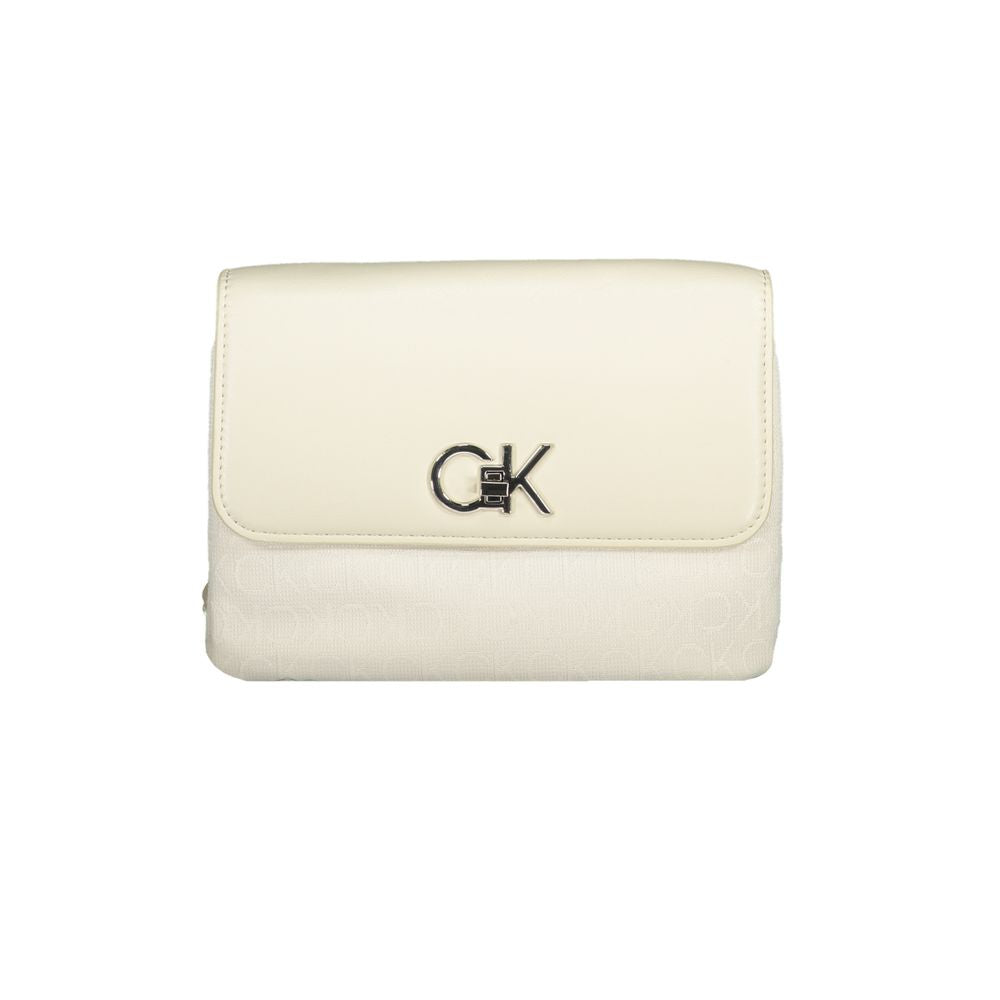 Calvin Klein Beige Polyester Women Handbag - Eljoys Fashion 