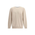 Brunello Cucinelli Beige Cashmere Sweater Brunello Cucinelli