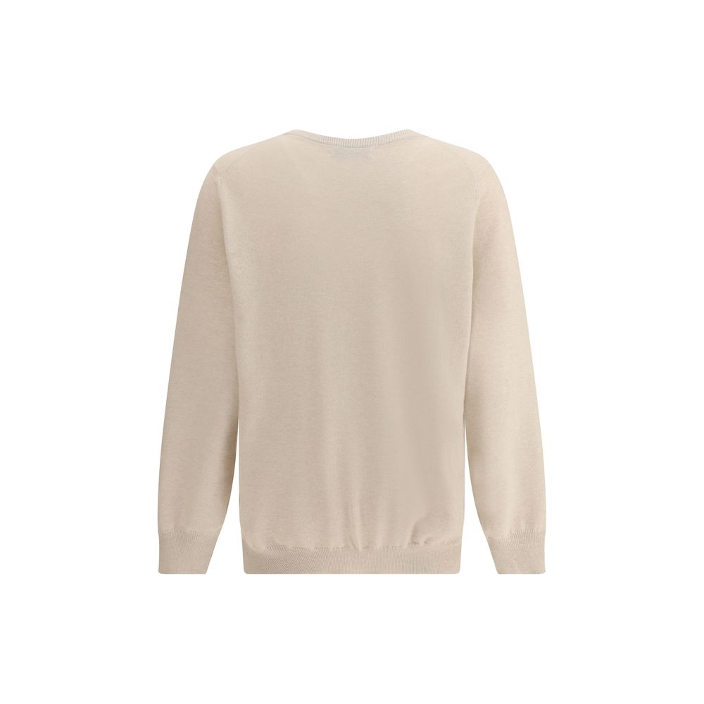 Brunello Cucinelli Beige Cashmere Sweater Brunello Cucinelli