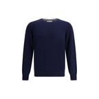 Brunello Cucinelli Blue Cashmere Sweater