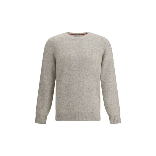 Brunello Cucinelli Gray Alpaca Vicugna Pacos Sweatshirt Brunello Cucinelli