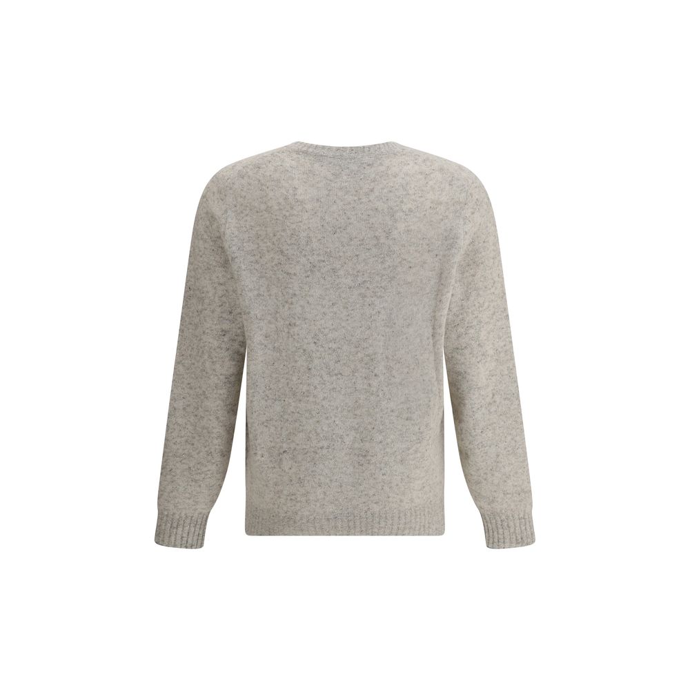 Brunello Cucinelli Gray Alpaca Vicugna Pacos Sweatshirt Brunello Cucinelli