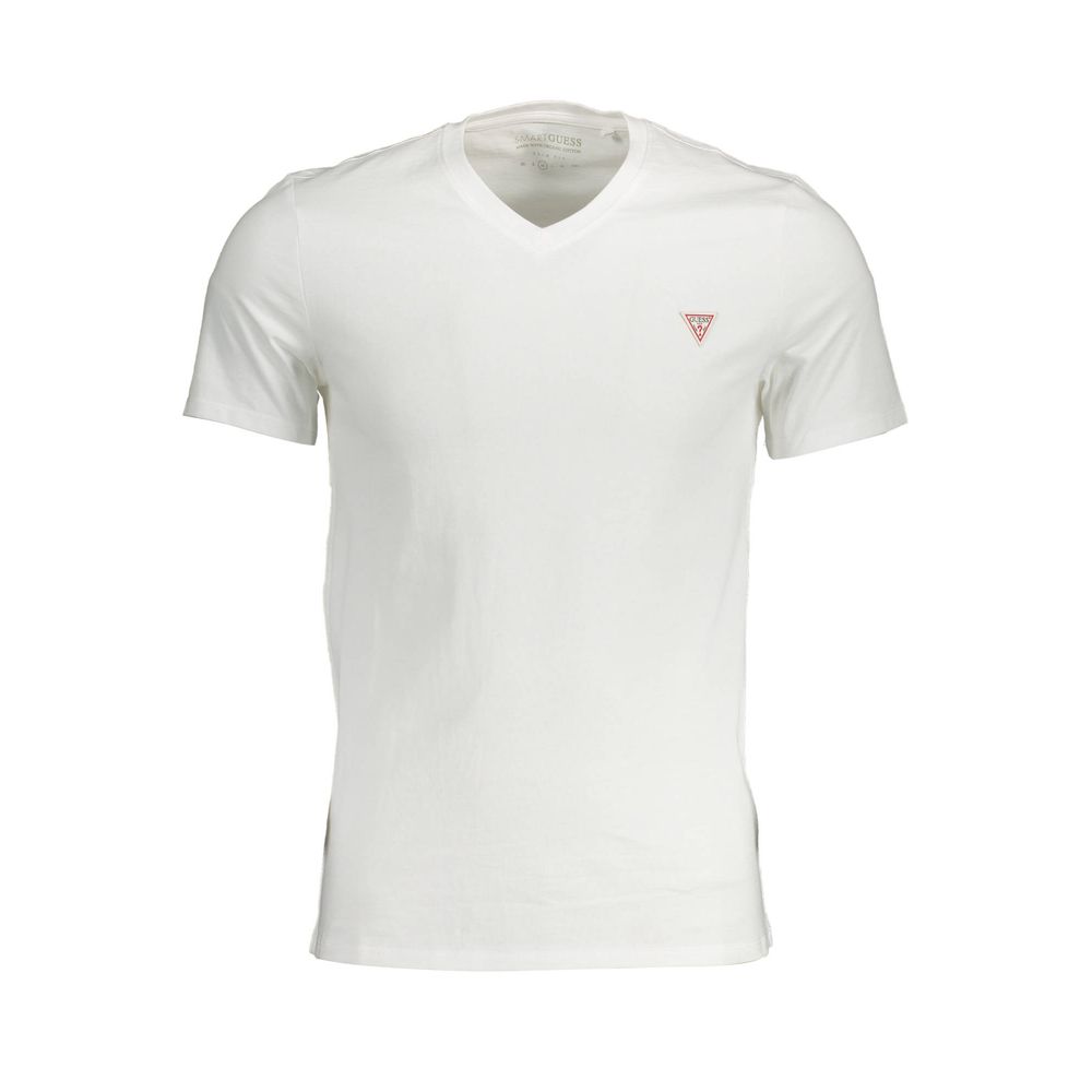 Guess Jeans White Cotton T-Shirt Guess Jeans