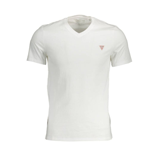 Guess Jeans White Cotton T-Shirt Guess Jeans
