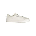 Tommy Hilfiger Bianco Poliuretano men's sneaker showing white synthetic upper and lacing detail.