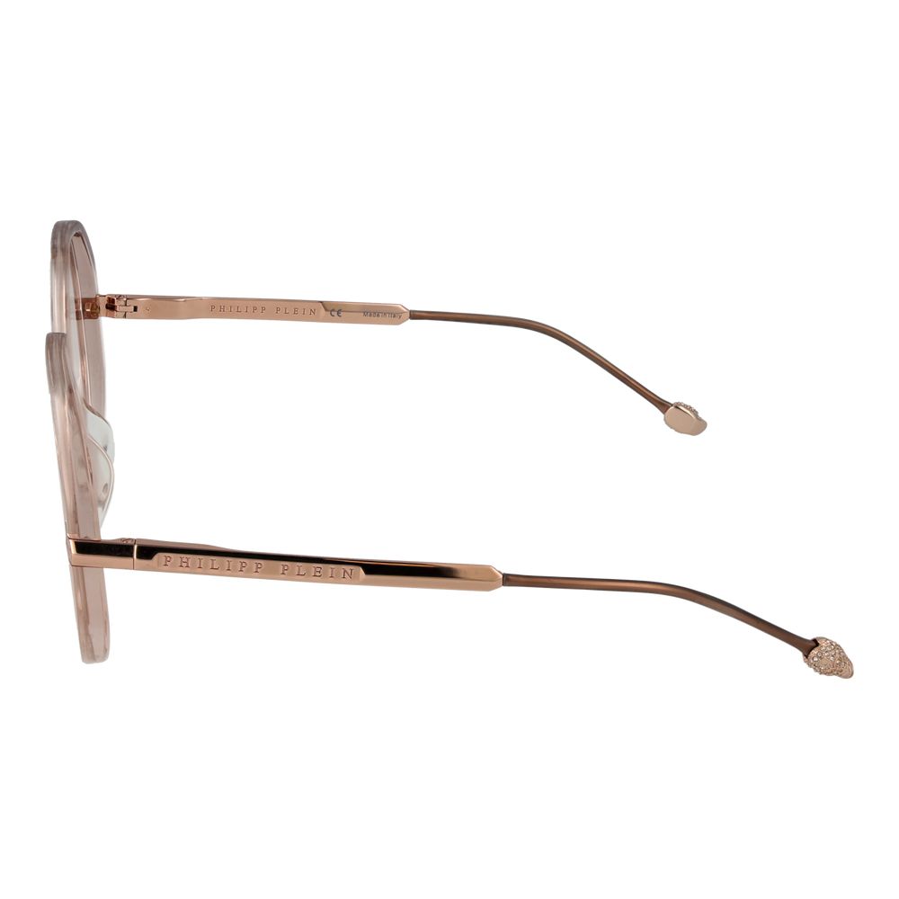Philipp Plein Pink Cellulose Acetate Glasses Frames