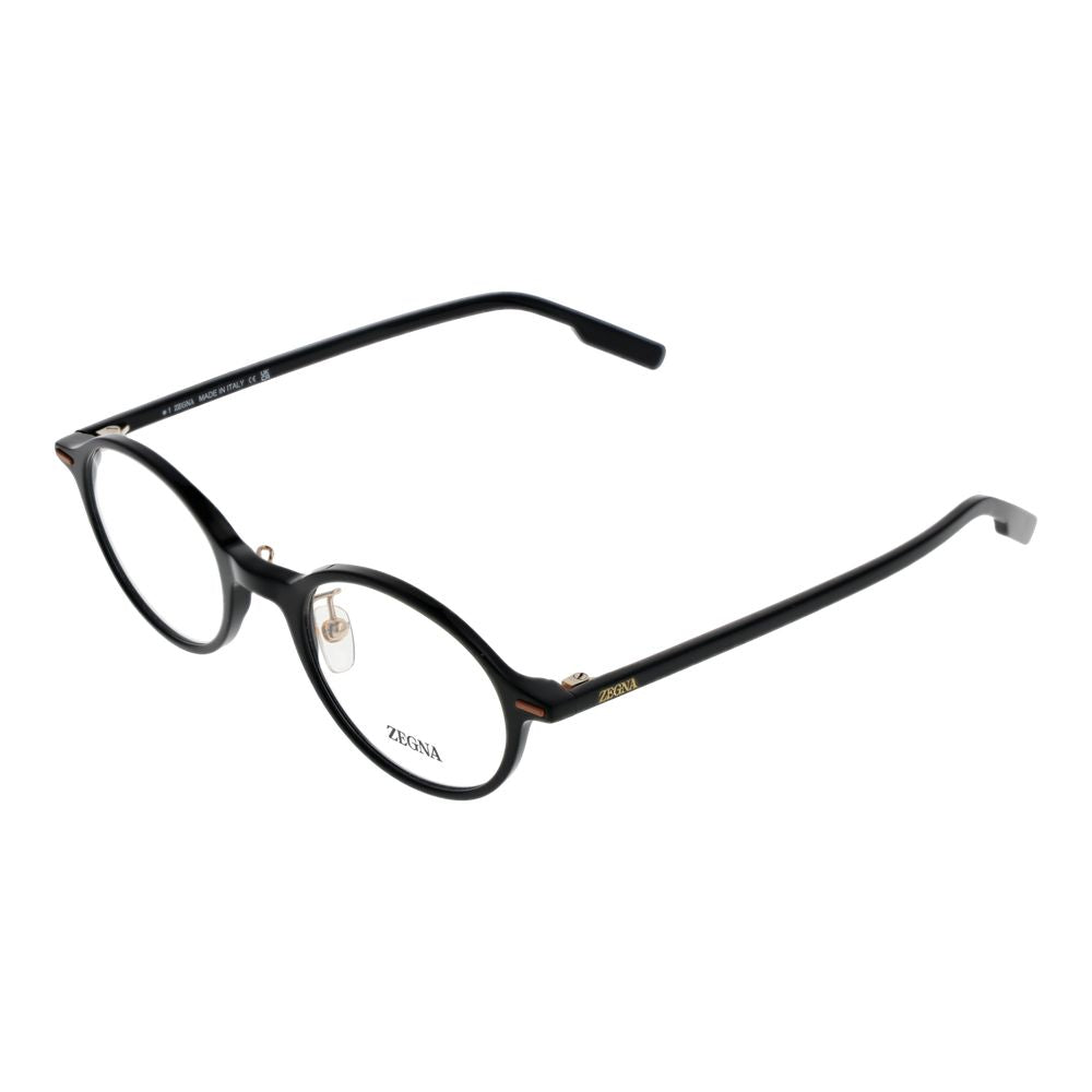 Ermenegildo Zegna Black Men Glasses Frame
