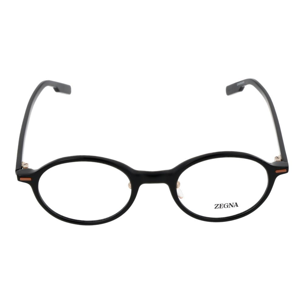 Ermenegildo Zegna Black Men Glasses Frame