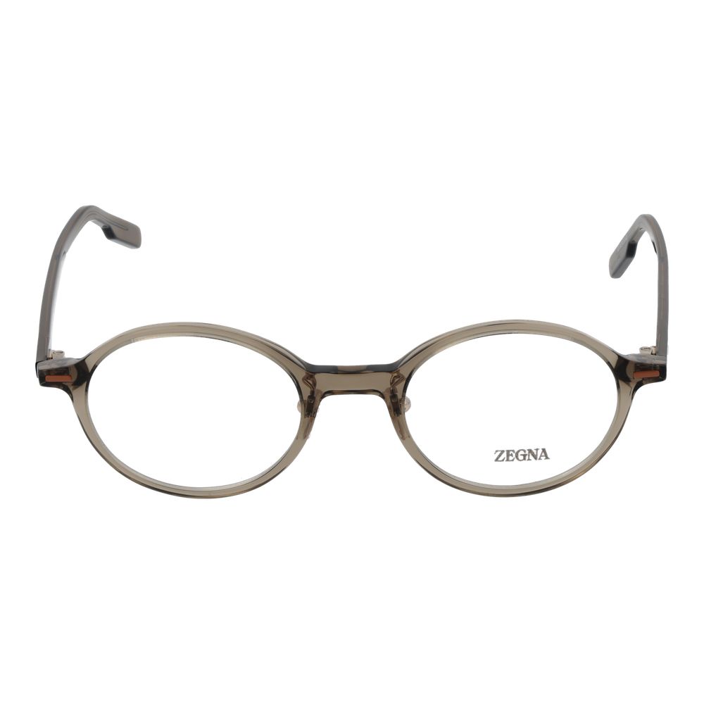 Ermenegildo Zegna Gray Men Glasses Frame