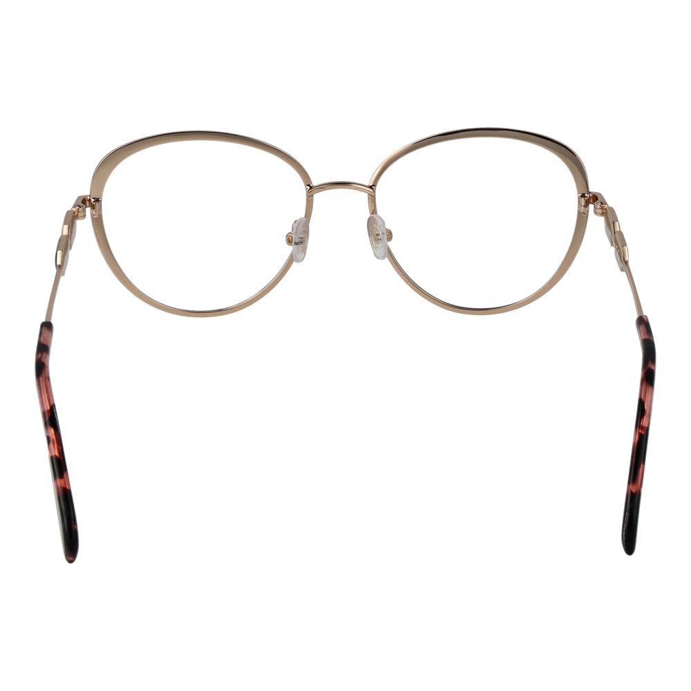 Emilio Pucci black metal eyeglasses frames with sleek design and clear lenses, stylish and lightweight for everyday wear.