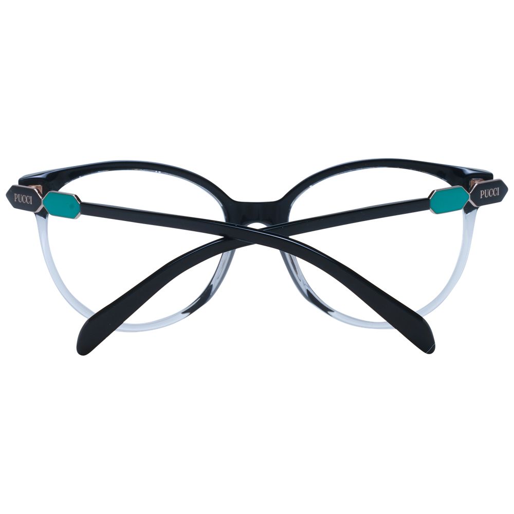Emilio Pucci Black Plastic Glasses Frames
