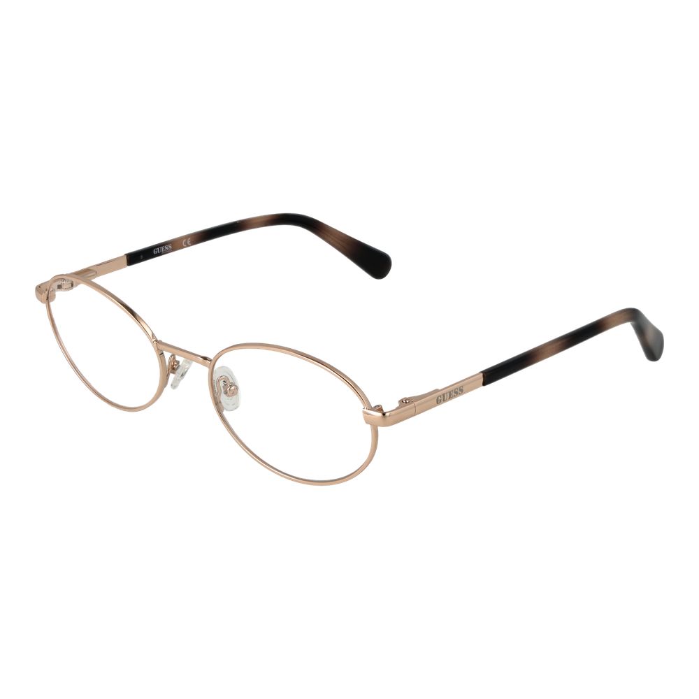 Guess Gold Unisex Glasses Frame