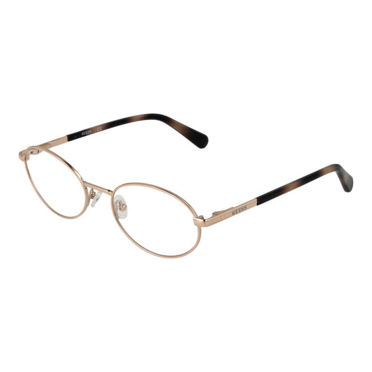 Guess Gold Unisex Glasses Frame