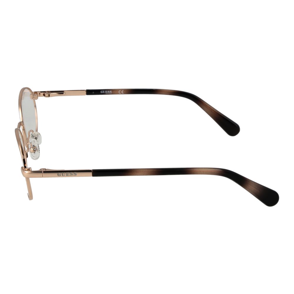 Guess Gold Unisex Glasses Frame