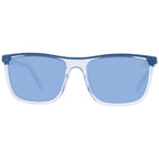 Timberland white plastic sunglasses with rounded frames and dark tinted lenses, stylish and lightweight for casual wear.