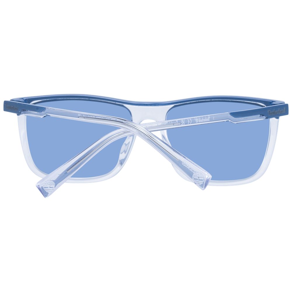 Timberland white plastic sunglasses with sleek frame and tinted lenses, stylish and durable eye protection.