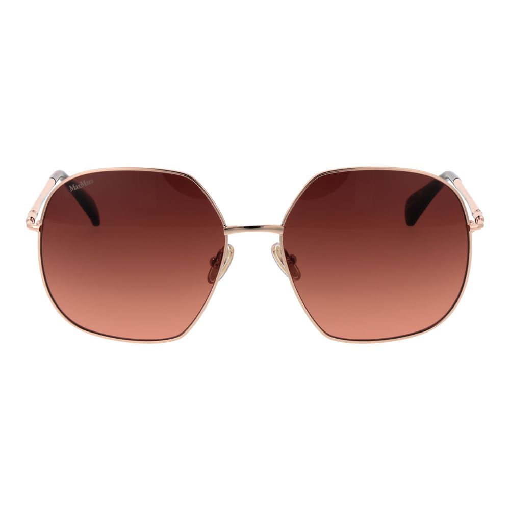 Max Mara Rose Gold Women Sunglass