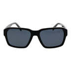 Timberland black acetate sunglasses with sleek frame and dark tinted lenses, stylish eyewear for men.