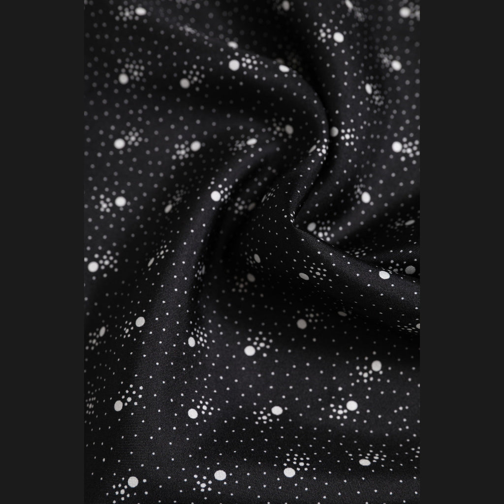 Dolce & Gabbana Black White Printed Square Men Foulard Scarf