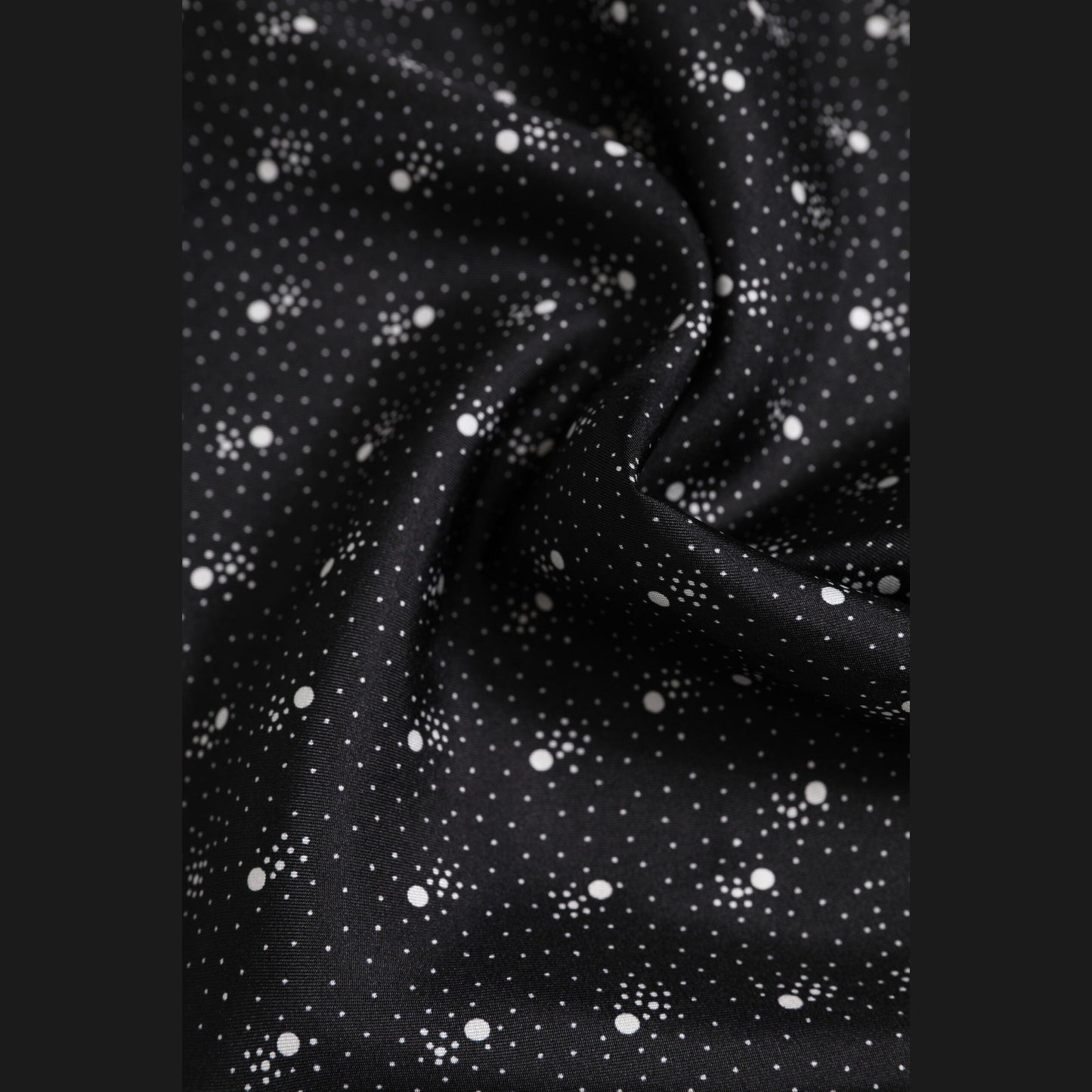 Dolce & Gabbana Black White Printed Square Men Foulard Scarf