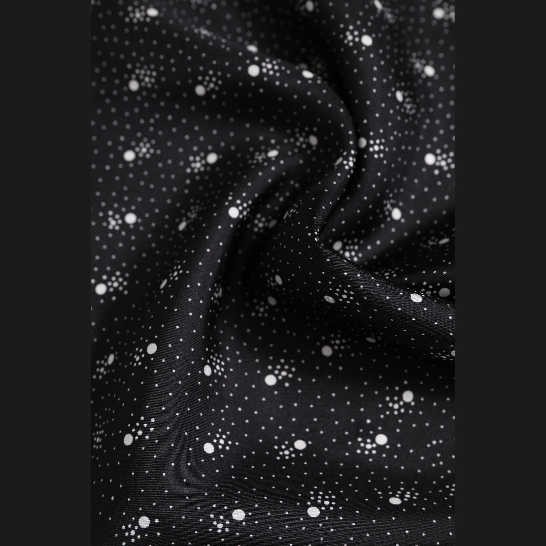Dolce & Gabbana Black White Printed Square Men Foulard Scarf