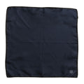 Dolce & Gabbana Blue DG Crown Silk Square Men Foulard Scarf