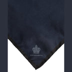 Dolce & Gabbana Blue DG Crown Silk Square Men Foulard Scarf