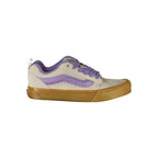 Vans Grigio polyurethane women's sneaker with white laces and rubber sole, casual and comfortable footwear for women.