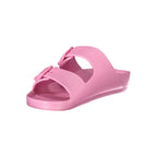 Norway 1963 Rosa Plastica Donna Ciabatta in pink with a comfortable slip-on design and textured sole.