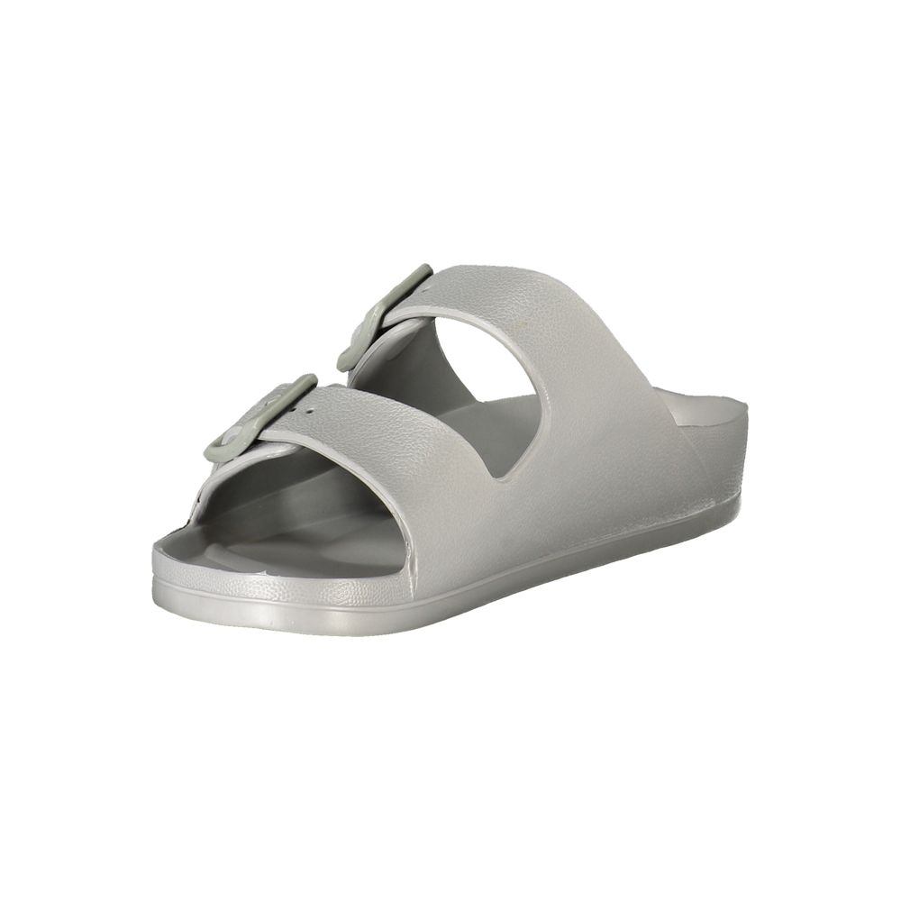 Norway 1963 Grigio Plastica women's slippers with gray plastic material and simple slip-on design.