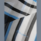 Dolce & Gabbana Multicolor Striped Neck Warmer Wrap Scarf