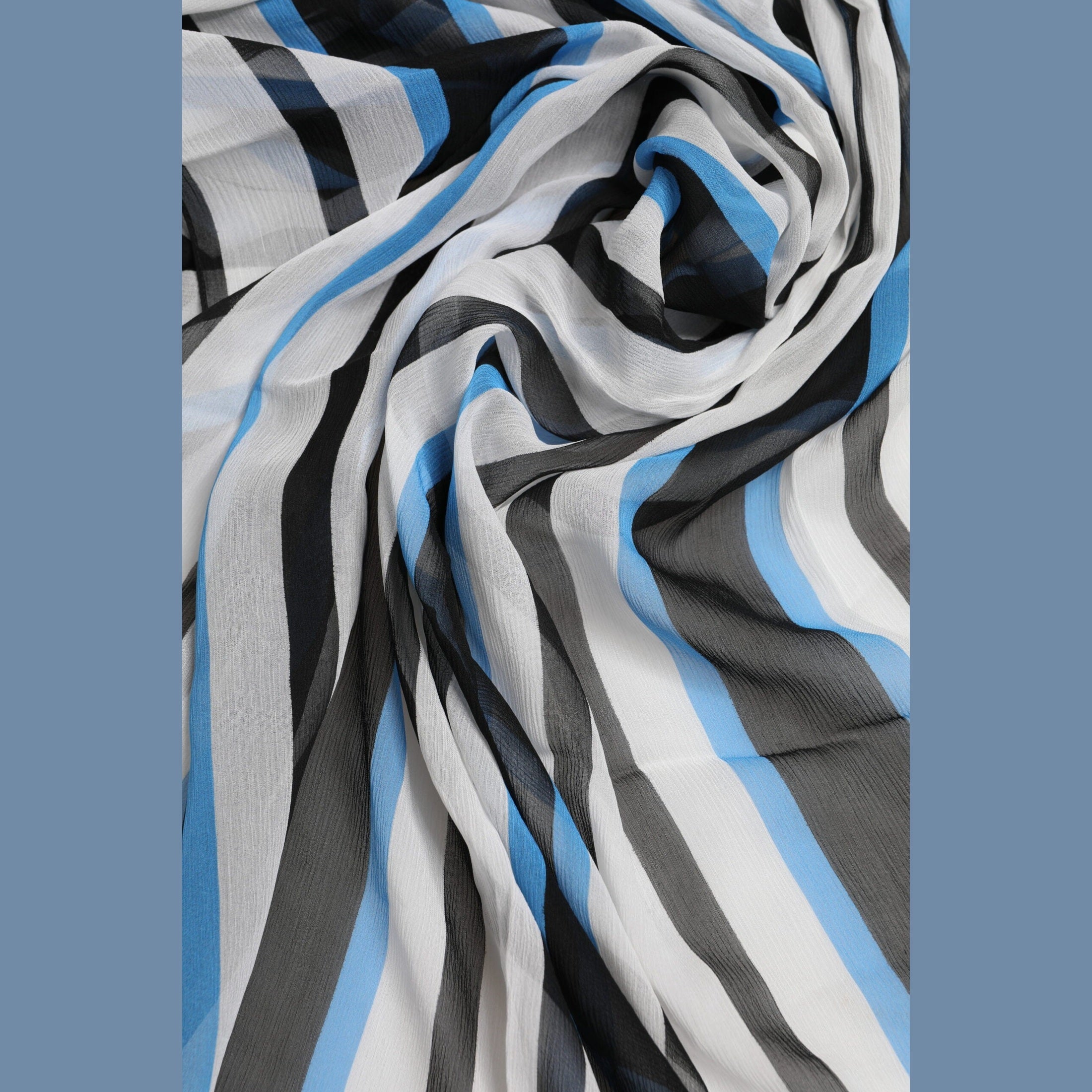 Dolce & Gabbana Multicolor Striped Neck Warmer Wrap Scarf