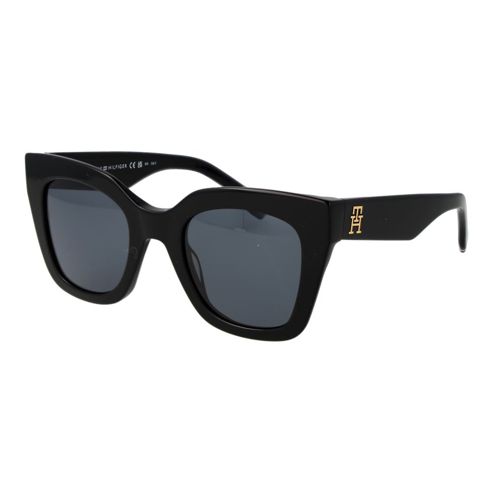 Tommy Hilfiger Black Women Sunglass