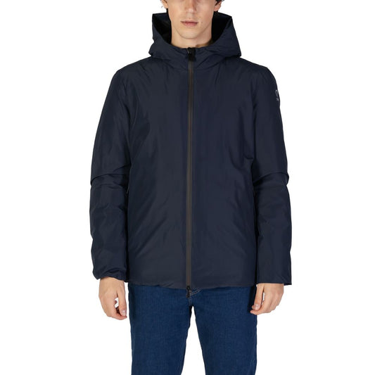 Suns Blue Polyester Jackets & Coat Suns