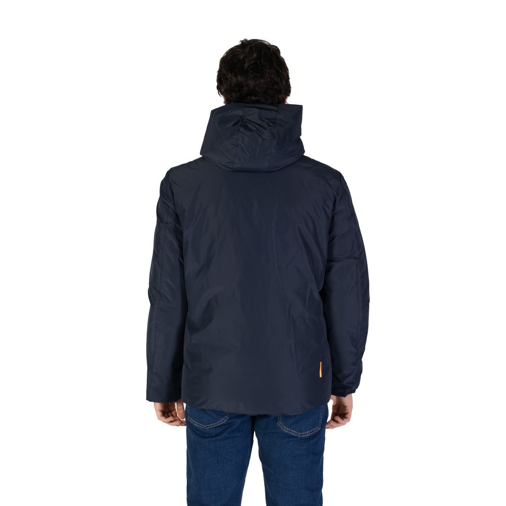 Suns Blue Polyester Jackets & Coat Suns