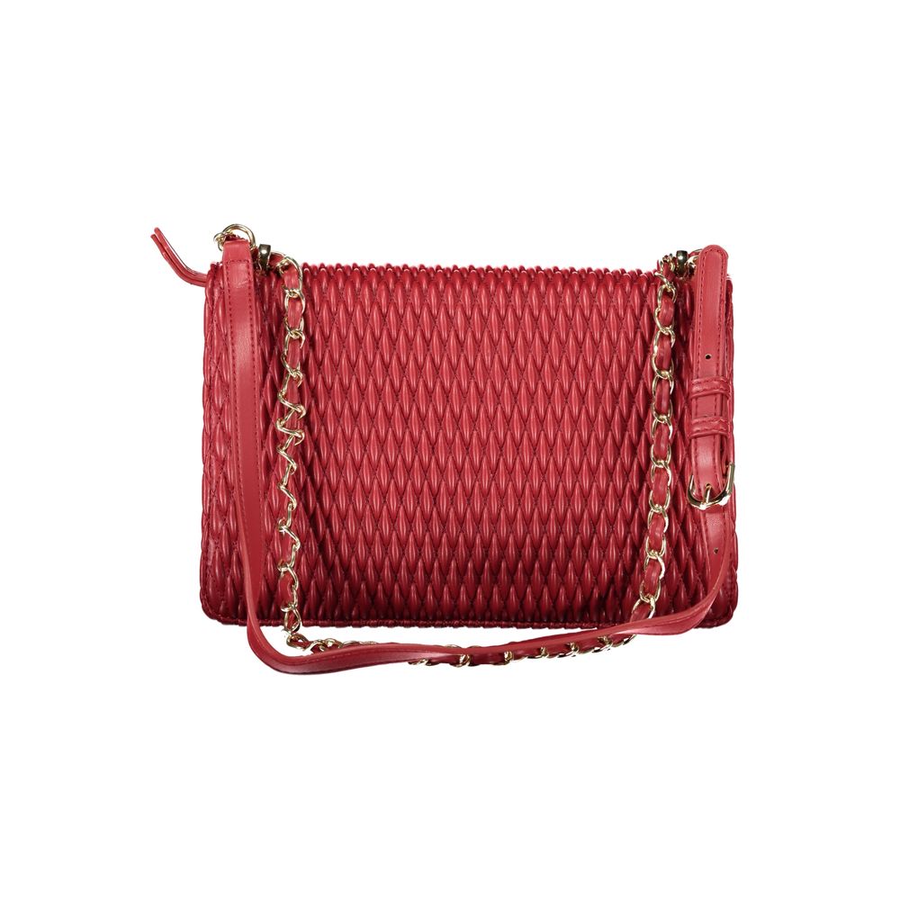 Mario Valentino Red Polyurethane Women Shoulder Bag