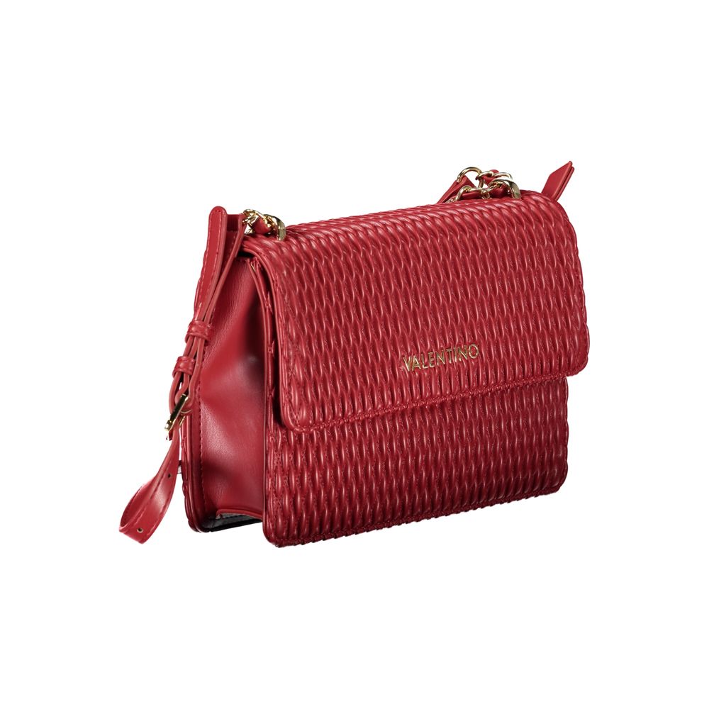 Mario Valentino Red Polyurethane Women Shoulder Bag