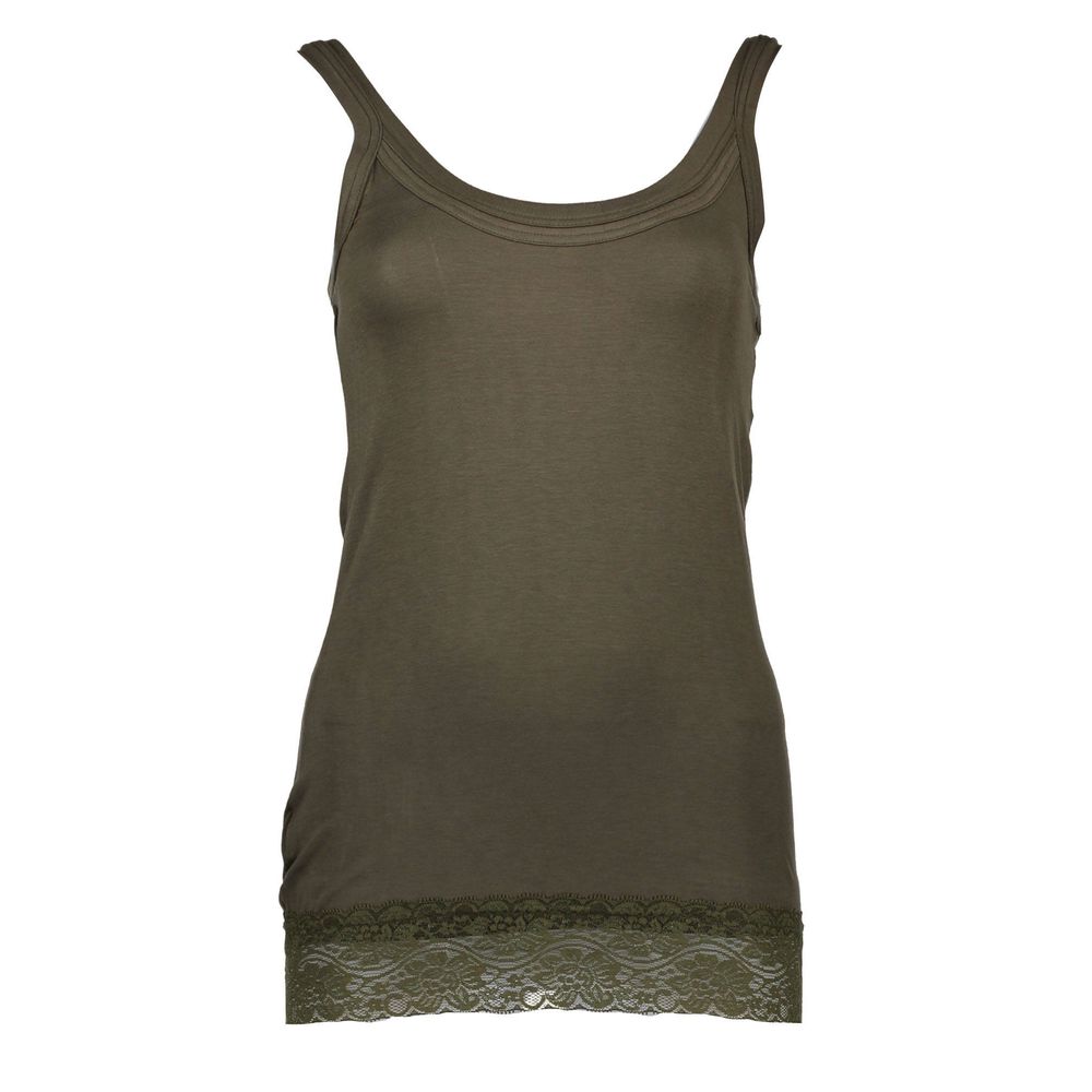 Silvian Heach Verde Cotton Women T-Shirt Silvian Heach