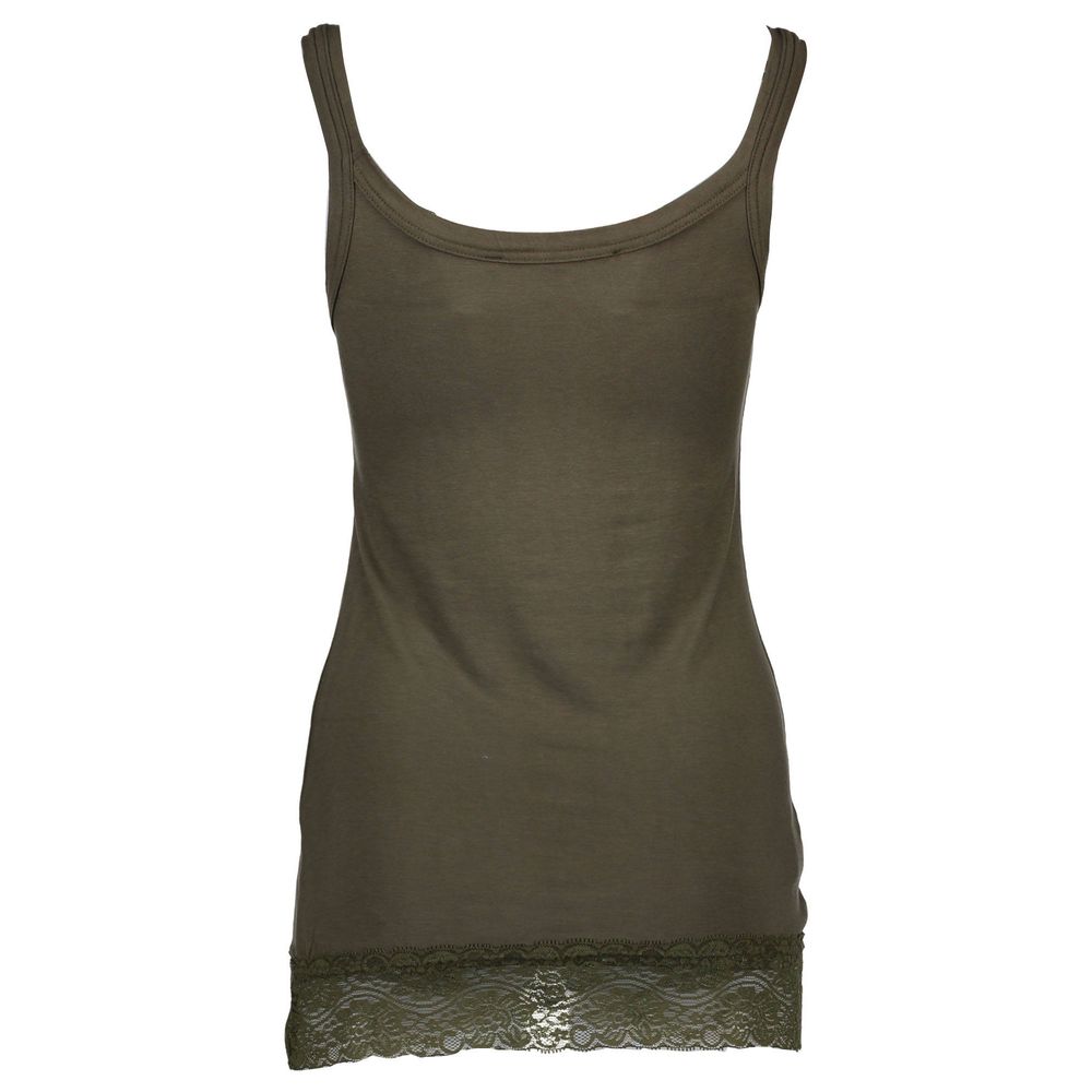 Silvian Heach Verde Cotton Women T-Shirt Silvian Heach
