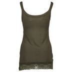 Silvian Heach Verde Cotton Women T-Shirt Silvian Heach