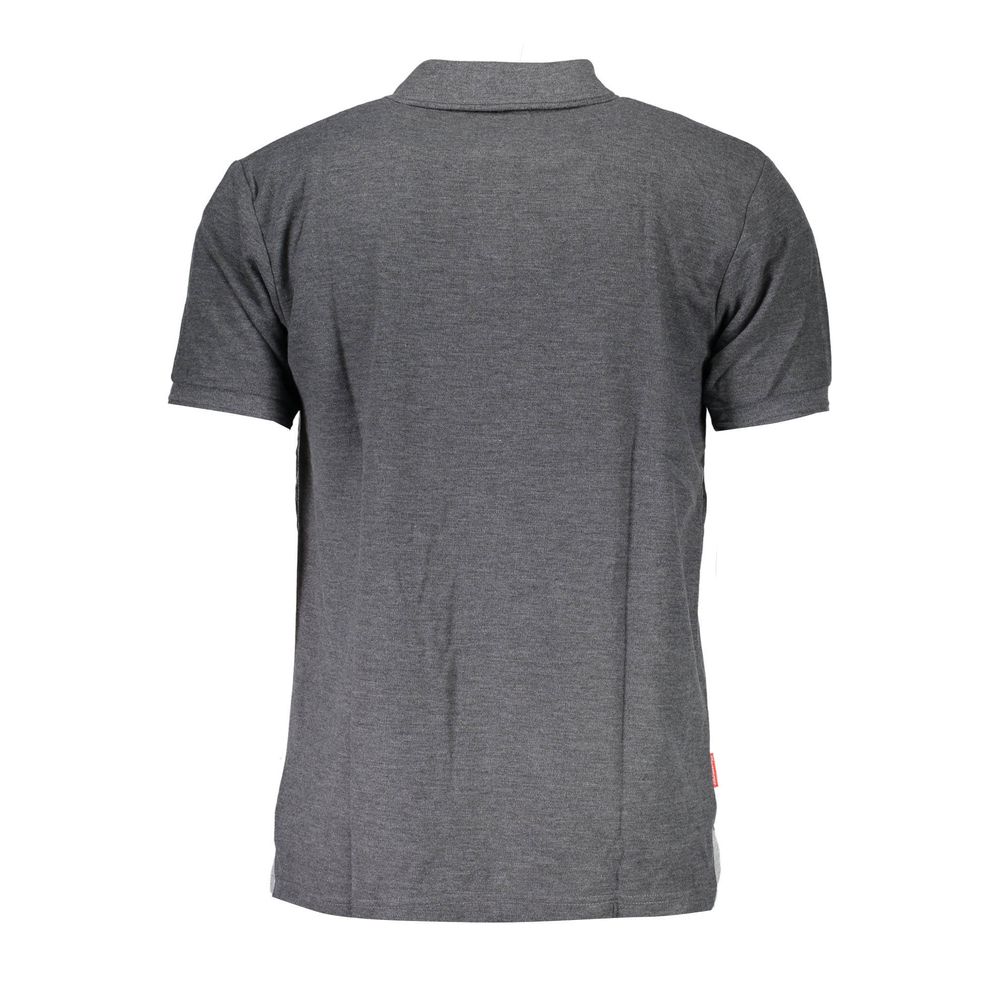 Slazenger Grigio Polyester Men Polo Slazenger
