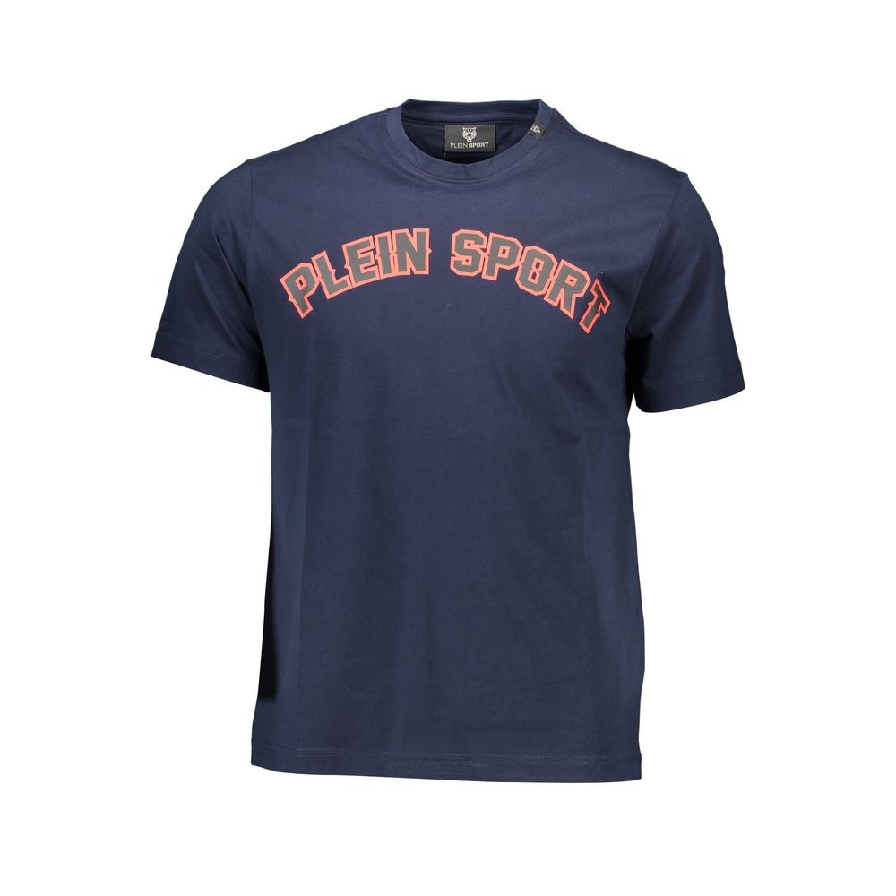 Plein Sport Blue Cotton T-Shirt Plein Sport