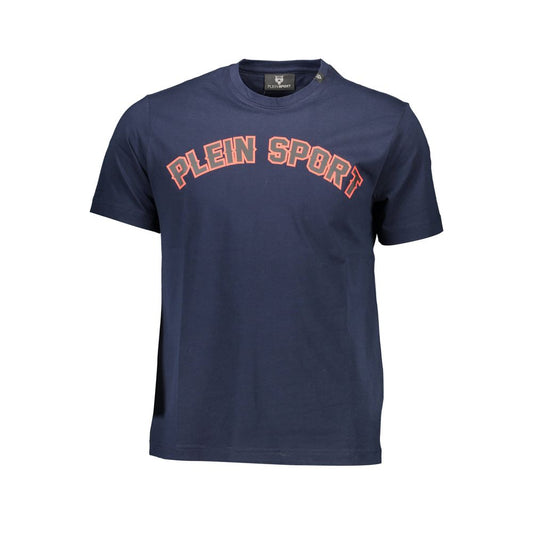 Plein Sport Blue Cotton T-Shirt Plein Sport