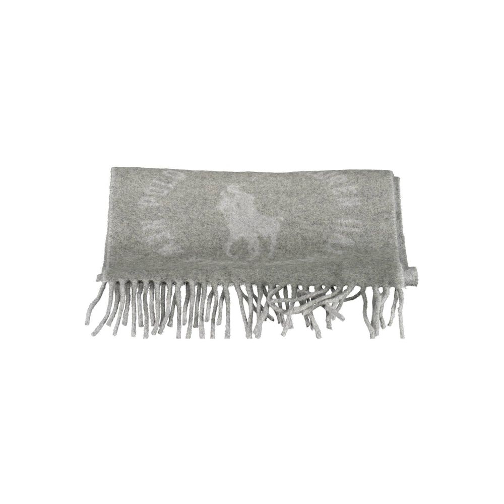 Ralph Lauren Grigio Lana Men Scarf Ralph Lauren