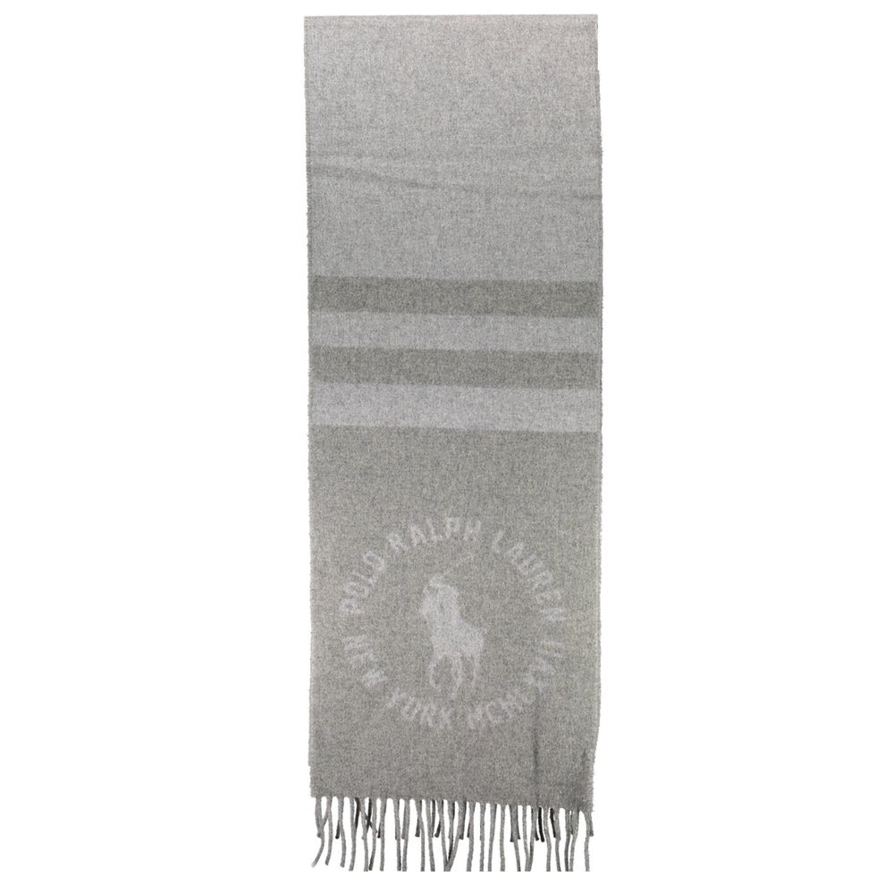 Ralph Lauren Grigio Lana Men Scarf Ralph Lauren