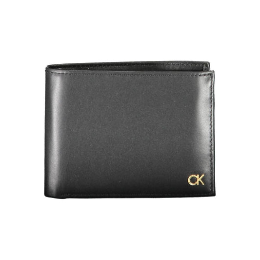 Calvin Klein Black Leather Wallet Calvin Klein