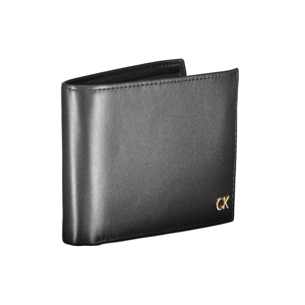 Calvin Klein Black Leather Wallet Calvin Klein
