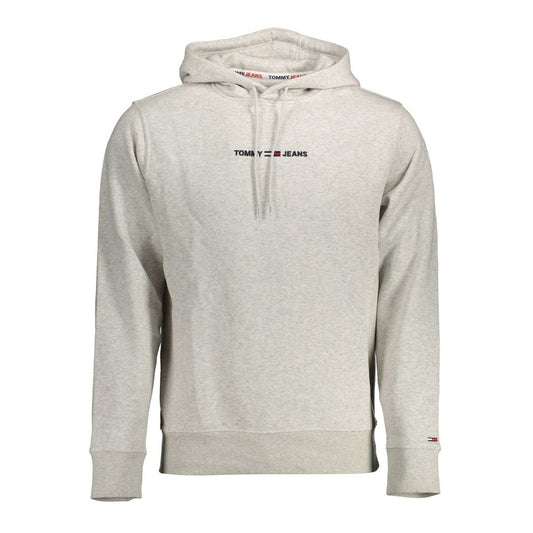 Tommy Hilfiger Gray Cotton Men Sweater Tommy Hilfiger