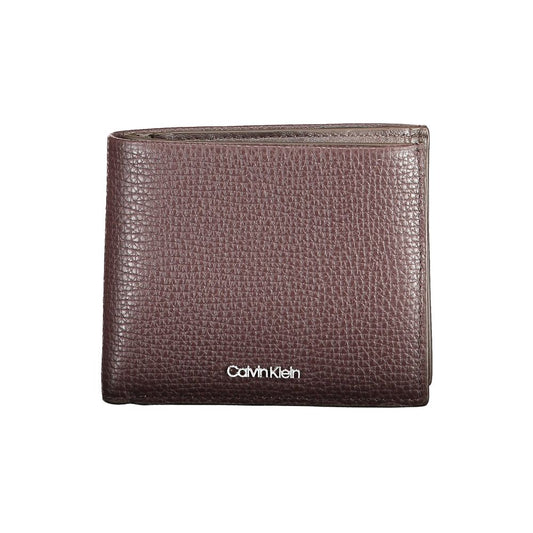 Calvin Klein Brown Leather Wallet Calvin Klein